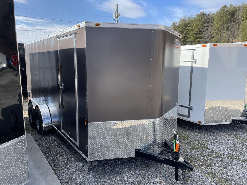 2022 Continental Cargo 7x16 vnose sd ramp door Enclosed Cargo Trailer 2022 Continental Cargo 7x16 vnose sd ramp door Enclosed Cargo Trailer