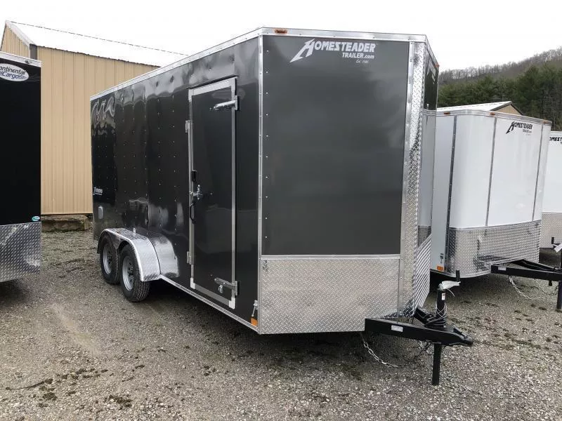 2026 Homesteader 7x16 Intrepid 1ft extra height sd ramp Enclosed Cargo Trailer