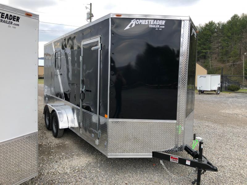 2021 Homesteader 7x16 Intrepid OHV pkg 1ft extra height W/WINDOW Enclosed Cargo Trailer 2021 Homesteader 7x16 Intrepid OHV pkg 1ft extra height W/WINDOW Enclosed Cargo Trailer