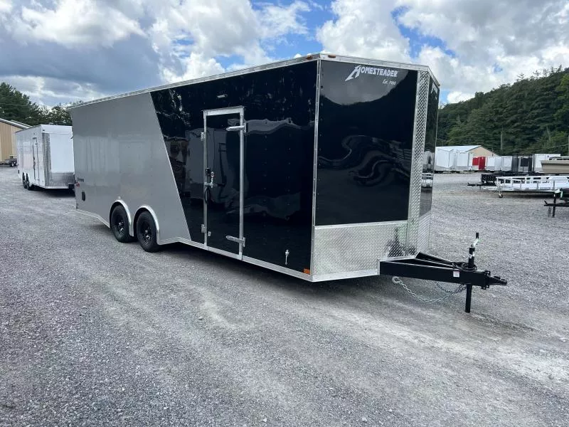 2026 Homesteader 824 intrepid HD 5 ton 7'tall Wide Ramp Spread Axle Spoiler 2tone car hauler Enclosed Cargo Trailer