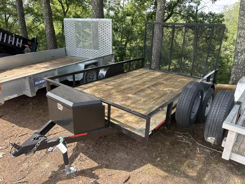 *used 2016* Hurst 6x10 single axle with gate Utility Trailer