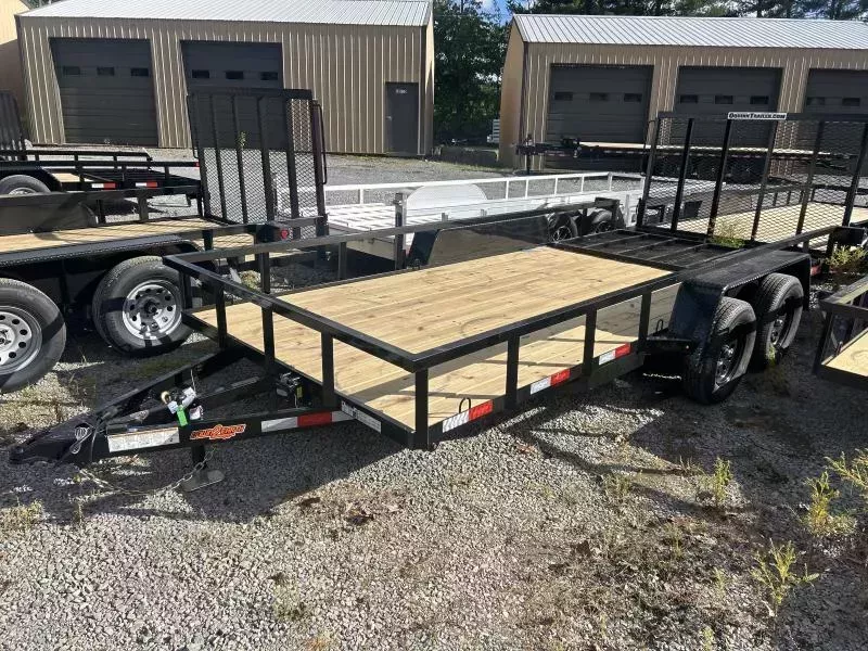 2026 Down 2 Earth 82x16 tandem axle w/gate Utility Trailer
