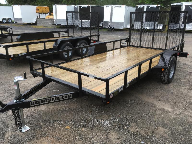 2021 Gatormade Trailers 76x14 single axle gate Utility Trailer 2021 Gatormade Trailers 76x14 single axle gate Utility Trailer