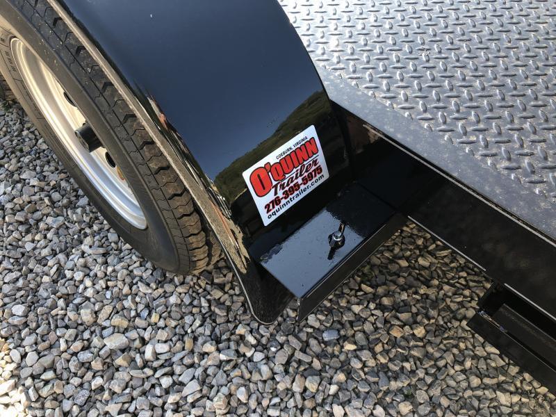 2023 Other 82x20 steel floor left removable fender car hauler5 Car