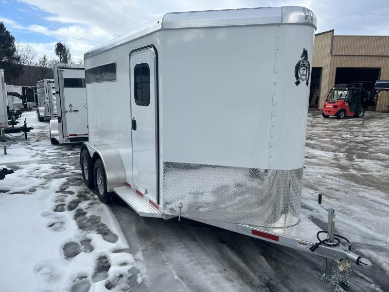 2024  Adam Rustler 2 Horse Slant Aluminum Horse Trailer