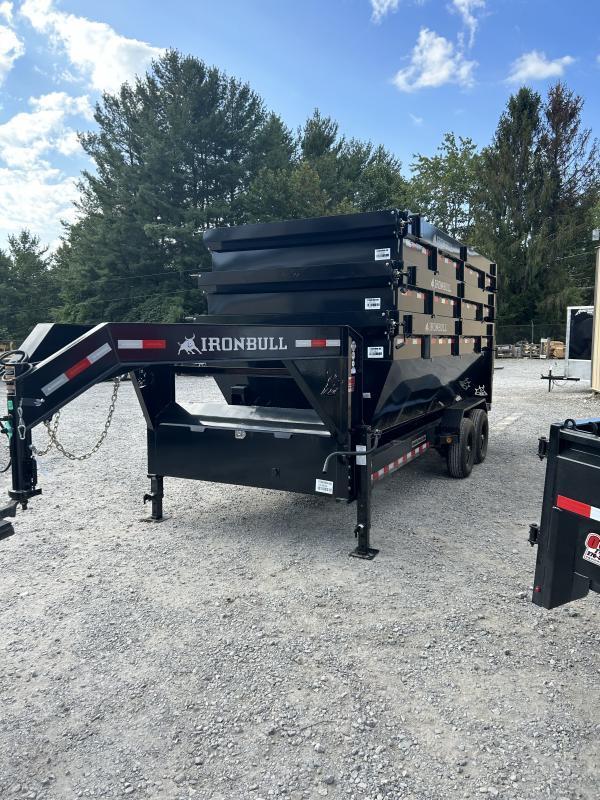 2026 Norstar DBG14 16' Gooseneck Roll Off Dumpster Trailer 14K w/ 3 BINS Dump Trailer
