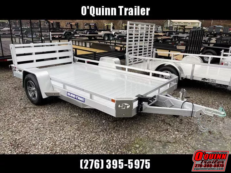 78X12 Sure Trac Single Axle All Aluminum Utility Trailer