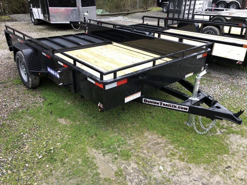 2023 SureTrac 82x12 Single Axle Solid Steel Sides Utility Trailer O Quinn Trailers in Coeburn