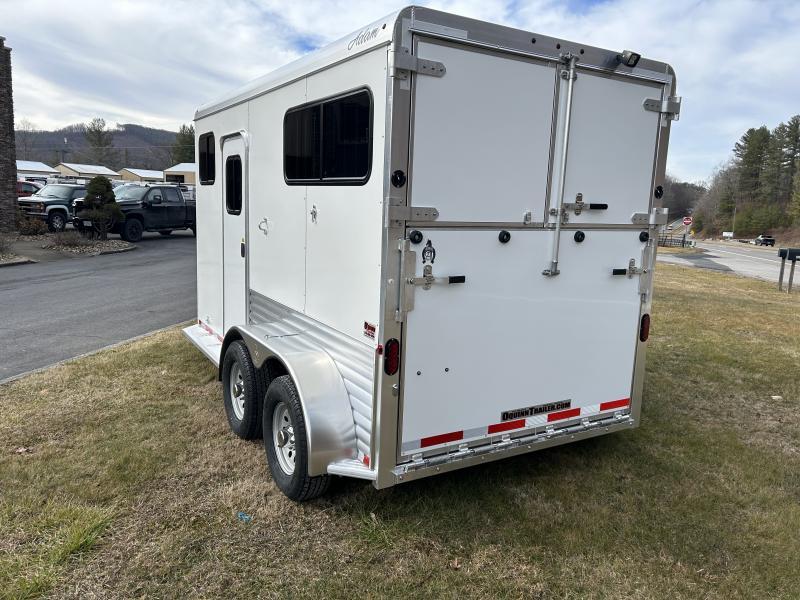 2024 Adam Ju-Lite 710AF-DR 2Horse Straight Aluminum Horse Trailer ...