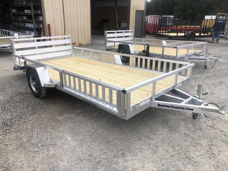 82x14 Sure Trac Single Axle Aluminum w/wood floor and side ramps Utility Trailer 82x14 Sure Trac Single Axle Aluminum w/wood floor and side ramps Utility Trailer