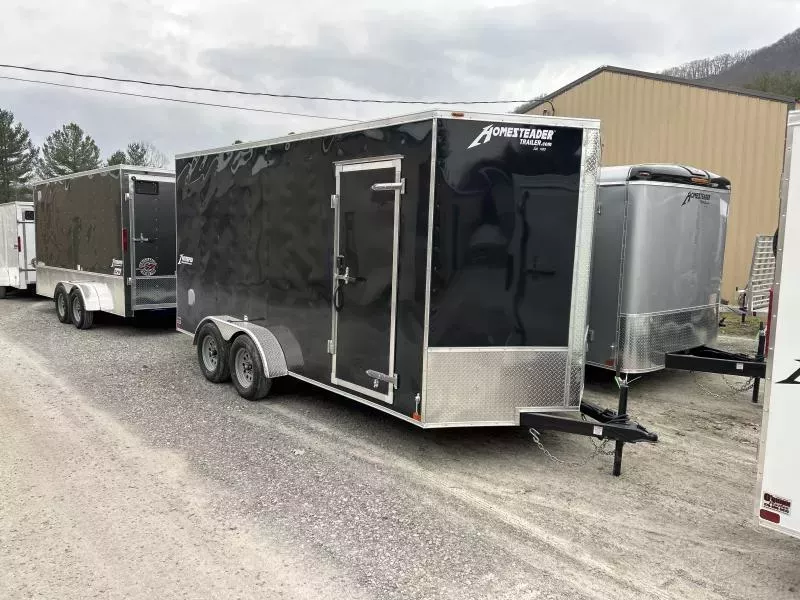 2026 Homesteader 7x16 Intrepid 1ft extra height SD RAMP Enclosed Cargo Trailer