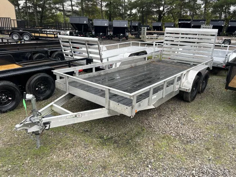 2021 Carry-On *used 2021* 76x16 aluminum w/wood floor Utility Trailer