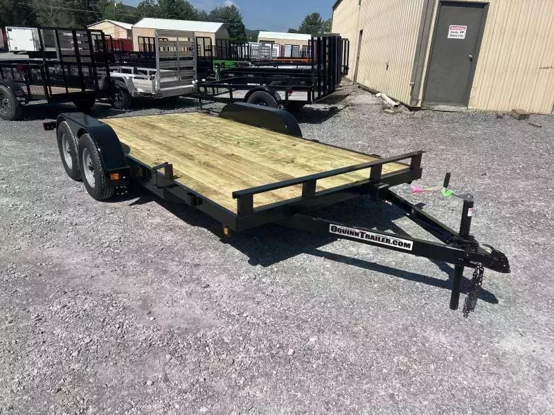 2026 82x16 wood channel frame car hauler Car / Racing Trailer