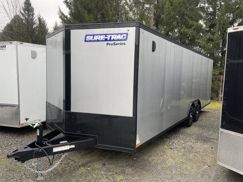 2022 Sure-Trac 8.5X24 Pro V-nose sd ramp blackout Enclosed Cargo Trailer 2022 Sure-Trac 8.5X24 Pro V-nose sd ramp blackout Enclosed Cargo Trailer