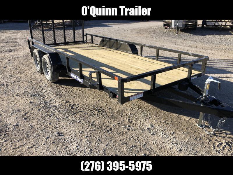 2024 Sure-Trac 82x16 Tube Top w/gate Utility Trailer