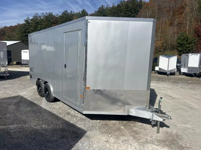 2026 Alcom-Stealth 8.5x16 5ton XLT Pro Aluminum sd ramp Car Hauler Cargo / Enclosed Trailer