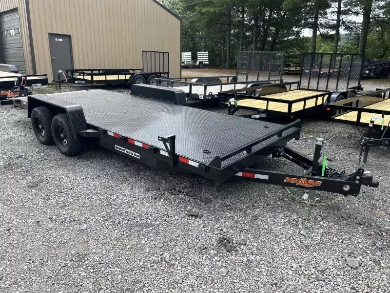 2026 Down 2 Earth Trailers 82x20 5TON STEEL FLOOR  REMOVABLE FENDERS Car / Racing Trailer