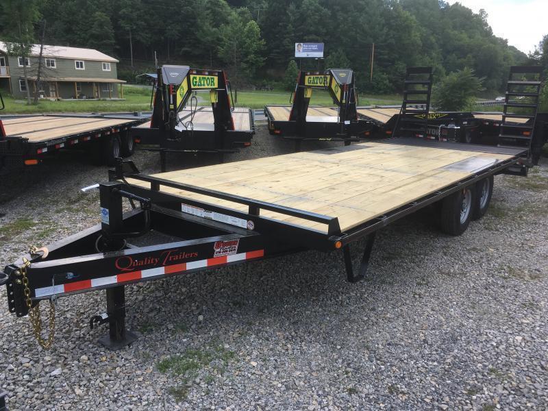 2022 Quality Trailers 22ft 7ton Pop up dove Deckover Pintle/Bumper pull Equipment Trailer 2022 Quality Trailers 22ft 7ton Pop up dove Deckover Pintle/Bumper pull Equipment Trailer