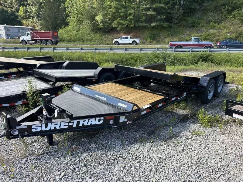 2026 Sure-Trac PRO SERIES 20FT 4+16 Tilt 17.6K Equipment Trailer