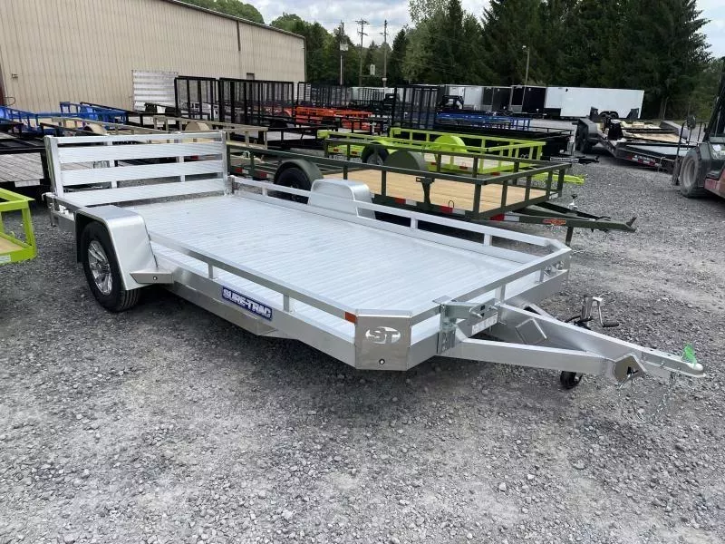 78X14 Sure Trac Low Side Single Axle All Aluminum Utility Trailer