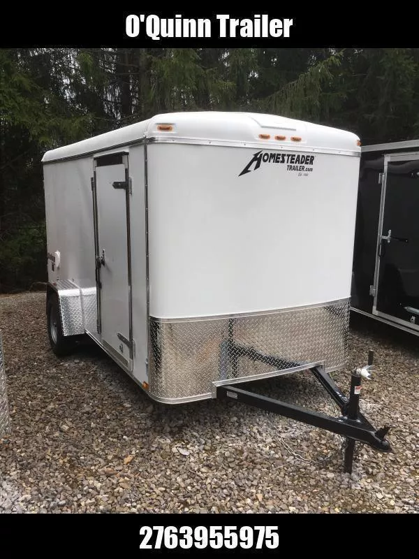 2026 Homesteader Inc. 6x12 Challenger SD Double Door single axle Enclosed Cargo Trailer