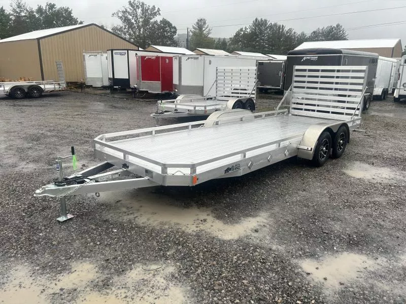 2026 Black Rhino 77x20 Low Pro Sides TANDEM ALL ALUMINUM Utility Trailer
