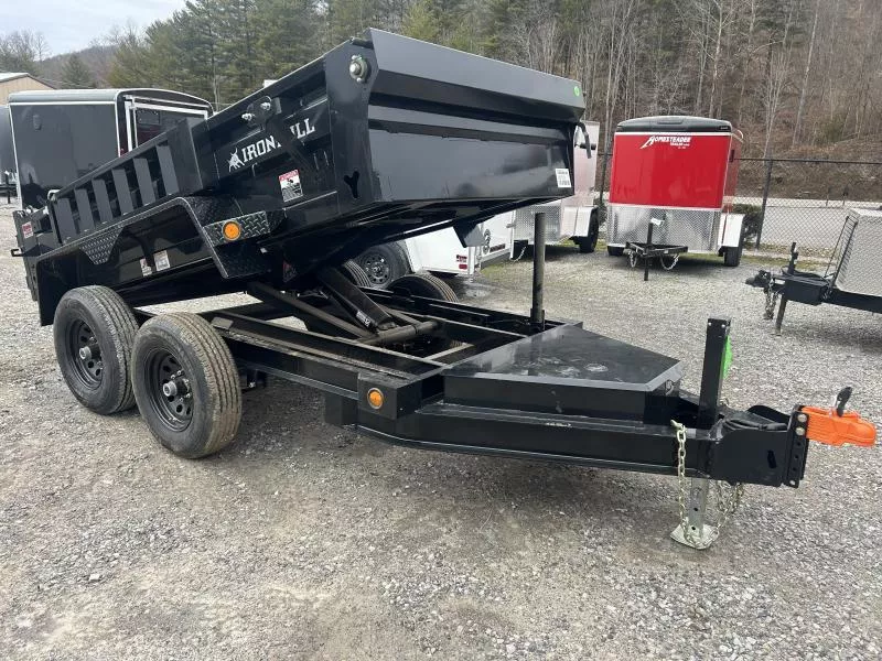 2026 Norstar/Ironbull 5x10 5Ton DTB Dump Scissor Hoist w/Ramps and Tarp Dump Trailer