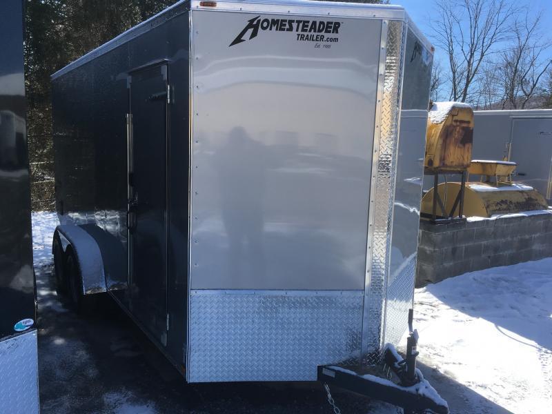 2022 Homesteader 7x16 Intrepid 1ft sd ramp extra height Enclosed Cargo Trailer 2022 Homesteader 7x16 Intrepid 1ft sd ramp extra height Enclosed Cargo Trailer