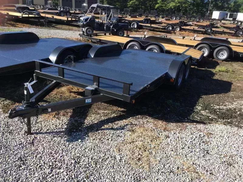 2026 82x16 steel floor channel car hauler Car / Racing Trailer