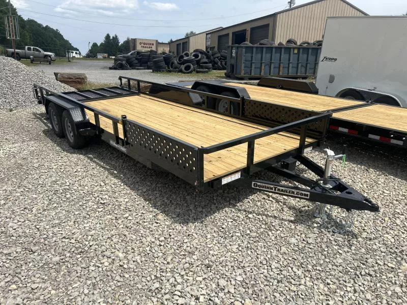 2026 Sure-Trac 82x20 Side Load ATV Ramps Tube Top w/gate Utility Trailer