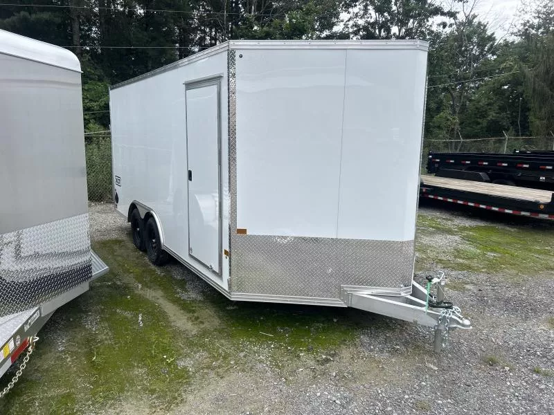 2026 Alcom-Stealth 8.5x16 3.5ton XLT Pro Aluminum sd ramp Car Hauler Cargo / Enclosed Trailer