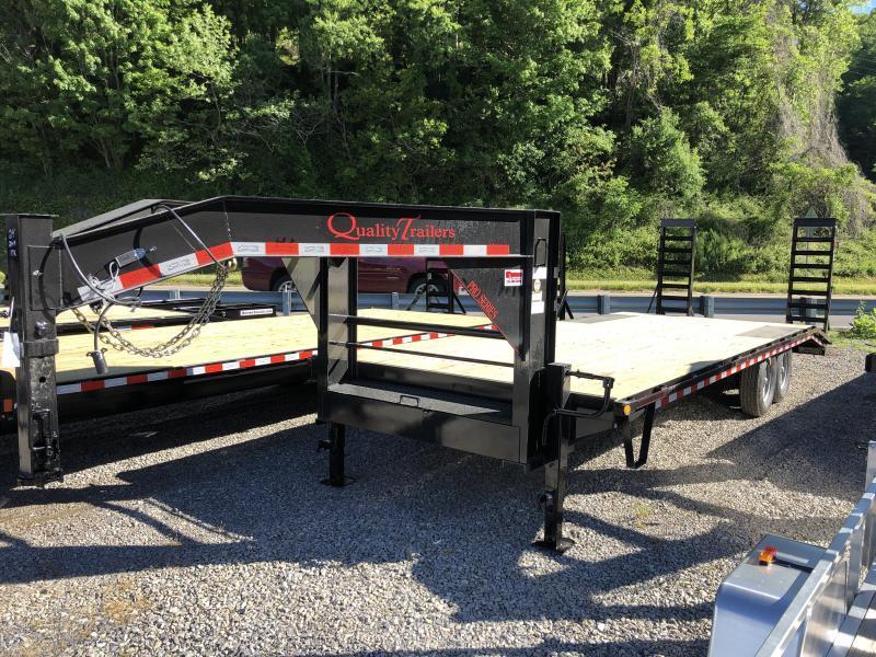 2022 Quality Trailers 24ft 20plus4 PRO 17K Gooseneck Deckover Equipment Trailer 2022 Quality Trailers 24ft 20plus4 PRO 17K Gooseneck Deckover Equipment Trailer