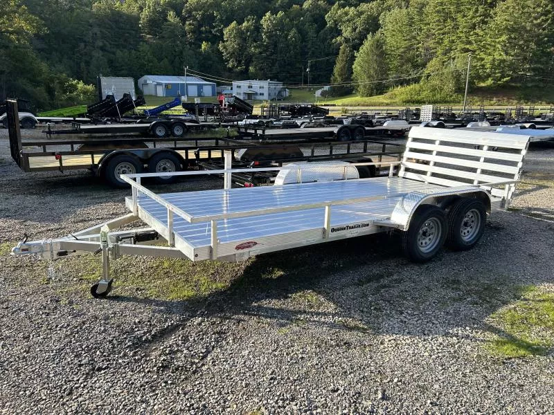 2025 Cherokee Trailers 81x16 Aluminum Tandem axle w/gate Utility Trailer