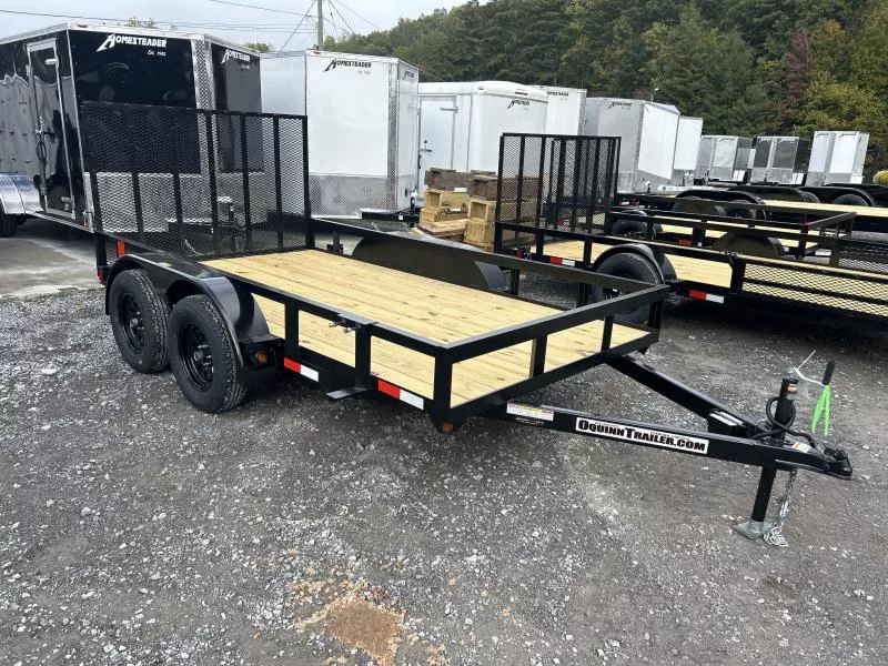 2026 76x12 Tandem gate brake Utility Trailer