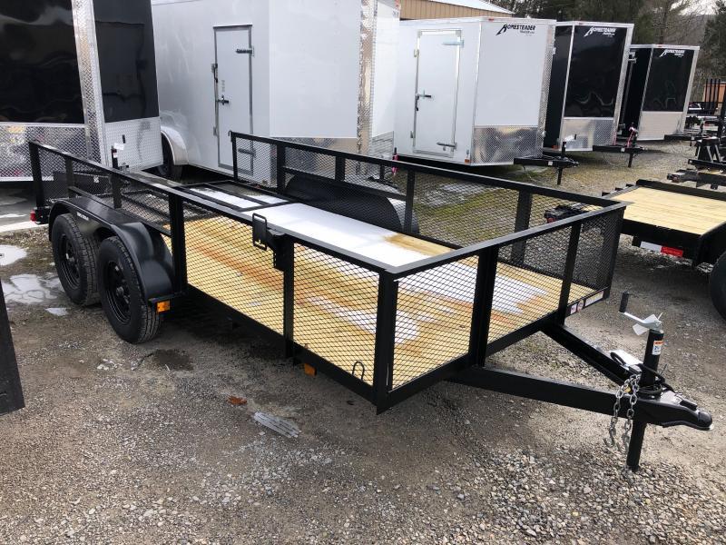 2021 Triple Crown 76x14 tandem axle w/gate and 2' mesh sides Utility Trailer 2021 Triple Crown 76x14 tandem axle w/gate and 2' mesh sides Utility Trailer