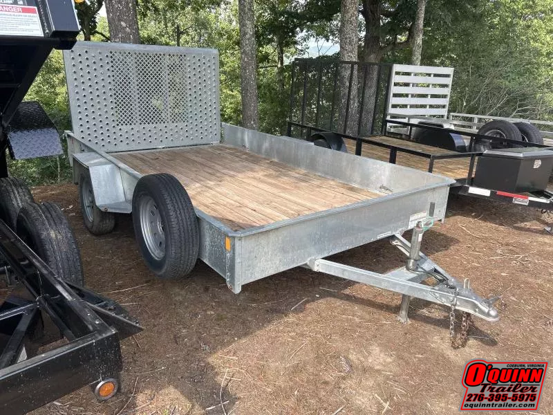 *used 2019* 82x12 Sure trac Galvanized single axle Utility Trailer
