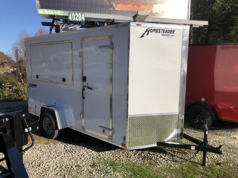 2021 Homesteader Intrepid 6x12 V-Nose Concession SD double door 2021 Homesteader Intrepid 6x12 V-Nose Concession SD double door
