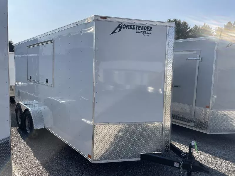 2026 Homesteader 7x16 Intrepid Concession 6in extra height Enclosed Cargo Trailer