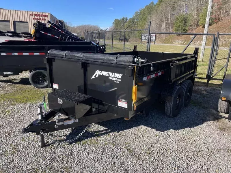 2026 Homesteader 7X12 5TON LO-PRO W/TARP AND RAMPS 712mx Dump Trailer