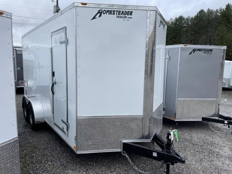 2026 Homesteader HD pkg 5ton 7x16 Intrepid 7ft tall sd ramp Enclosed Cargo Trailer