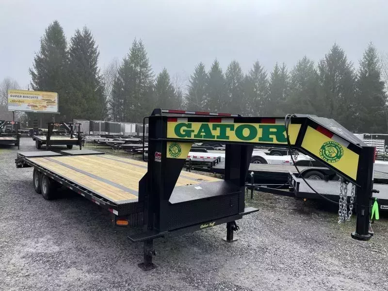 2026 Gatormade Trailers 25ft 20+5 8Ton Gooseneck big goliath ramps Equipment Trailer