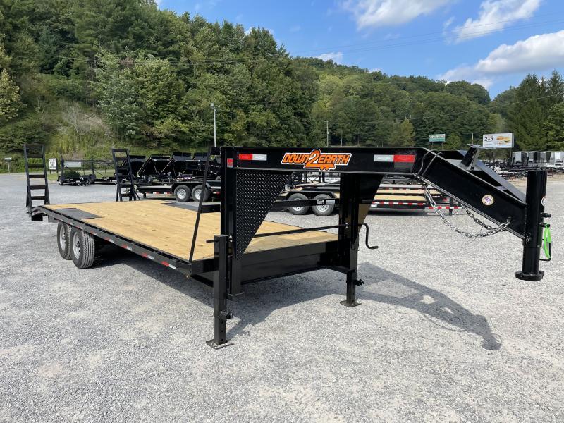2023 Down 2 Earth Trailers 24FT 20+4 7ton Gooseneck deckover Deckover