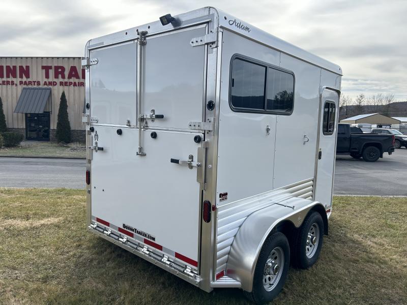 2024 Adam Ju-Lite 710AF 2Horse Straight Aluminum Horse Trailer in ...