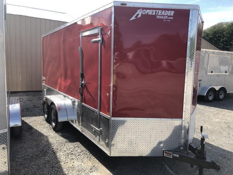 2022 Homesteader 7x16 Intrepid sd ramp OHV pkg 1ft extra height sd ramp Enclosed Cargo Trailer 2022 Homesteader 7x16 Intrepid sd ramp OHV pkg 1ft extra height sd ramp Enclosed Cargo Trailer