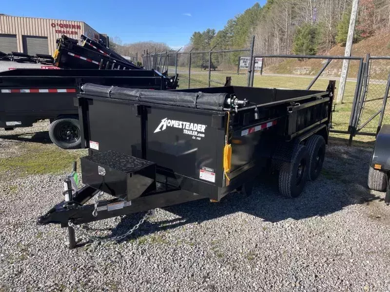 2026 Homesteader 7X12 5TON LO-PRO W/TARP AND RAMPS 712mx Dump Trailer