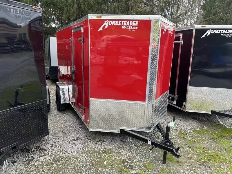 2026 Homesteader Inc. 6x12 Intrepid single axle ramp Enclosed Cargo Trailer