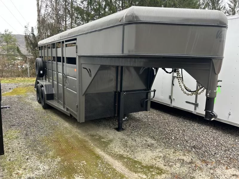 2026 Valley Trailers 6'8"W x16'L x6'6"T 7K Gooseneck Stock Trailer