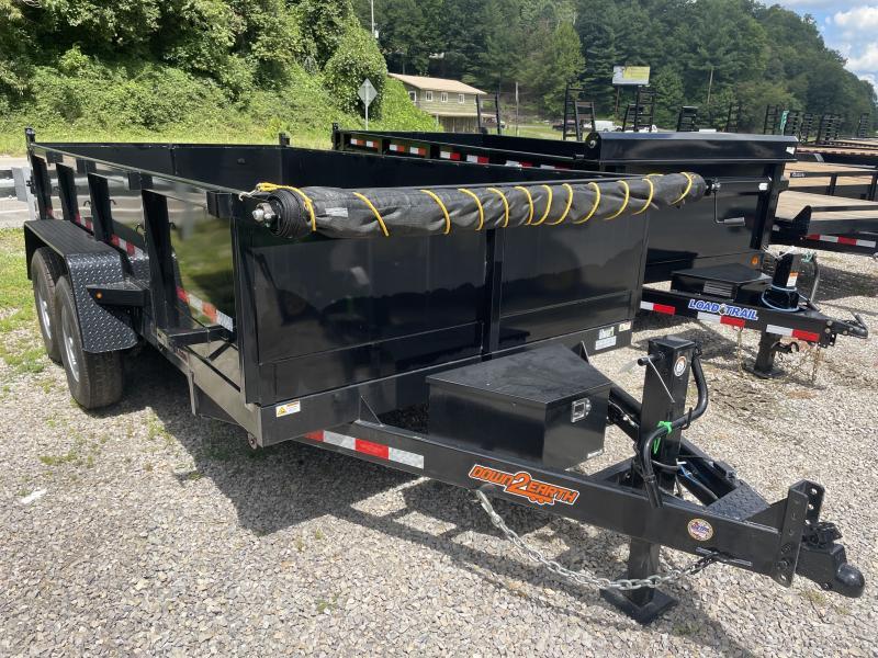 2022 Down 2 Earth Trailers 7X14 7TON Low Profile WITH TARP AND RAMPS Dump Trailer 2022 Down 2 Earth Trailers 7X14 7TON Low Profile WITH TARP AND RAMPS Dump Trailer