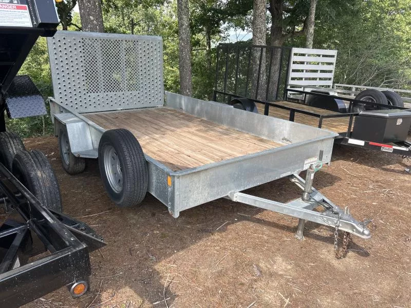 *used 2019* 82x12 Sure trac Galvanized single axle Utility Trailer