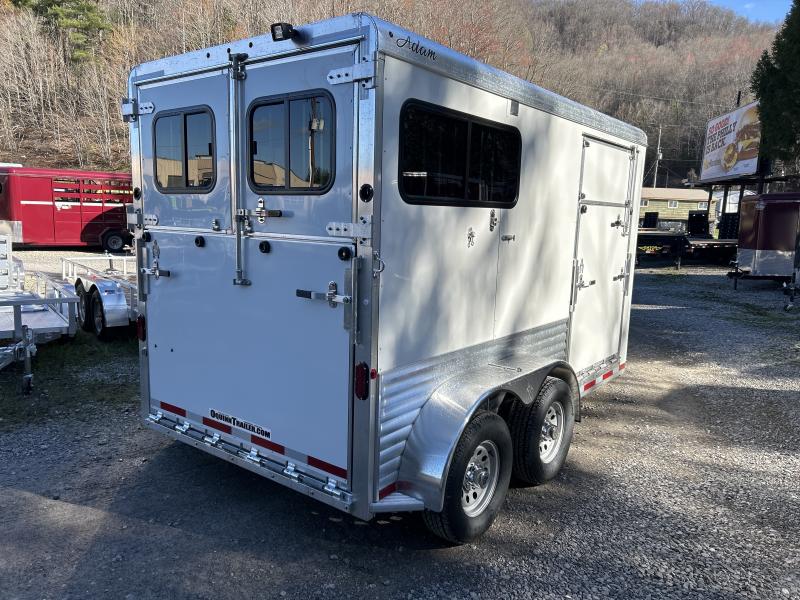 2024 Adam Ju-Lite 710AF-WB 2Horse Straight Aluminum Horse Trailer in ...